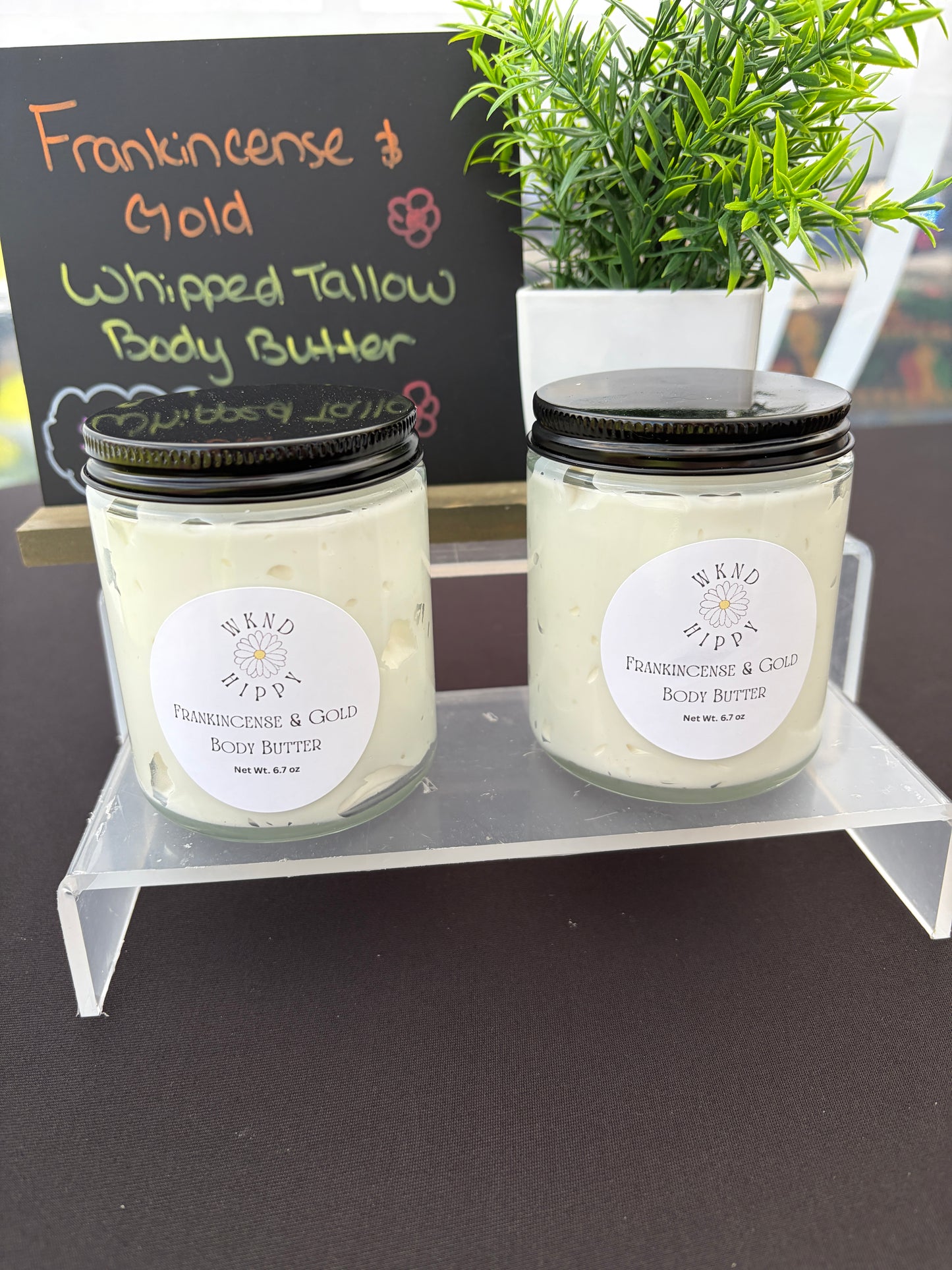 Frankincense & Gold Whipped Tallow Body Butter
